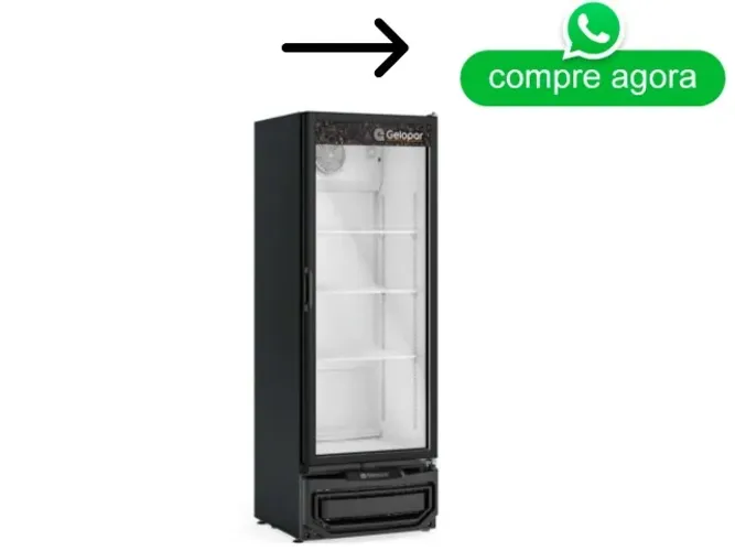 Refrigerador Gelopar 410L Preto