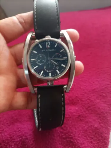 Relógio Bvlgari Masculino Mostrador Duplo