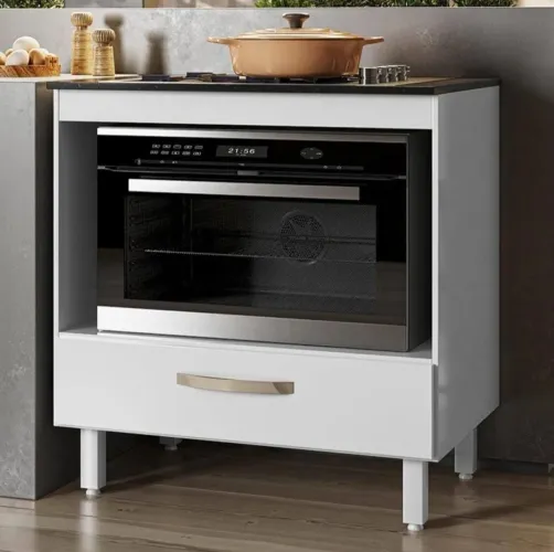 Armário para Forno e Cooktop - Design Moderno