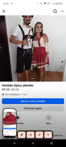 Vestido típico Alemao