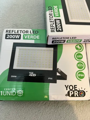 Refletor led 200w cor verde