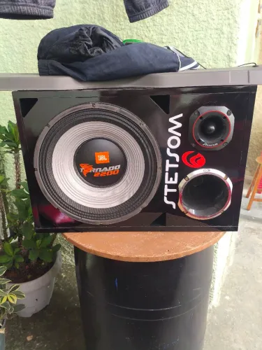 Caixa de som automotivo completa 