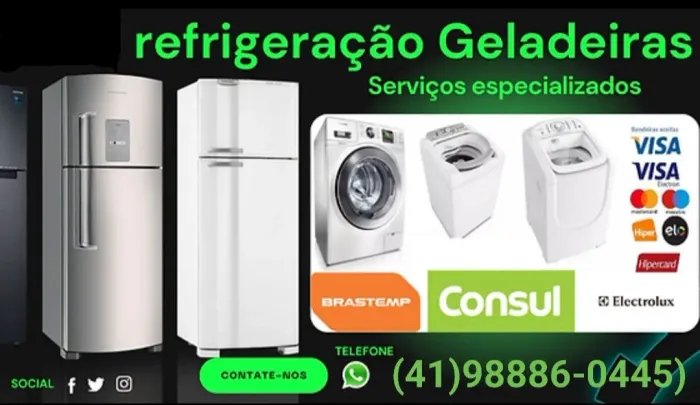 Assistência técnica geladeiras Freezers