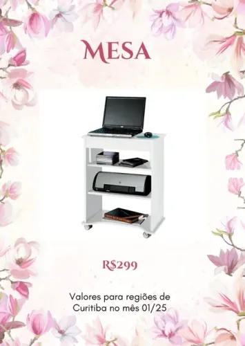 Promoção Mesa Escrivaninha - 23/01/