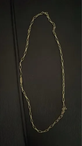 Corrente masculina dourada 