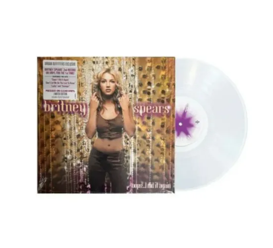Britney Spears Oops!... I Did It Again disco vinil LP Urban clear transparente