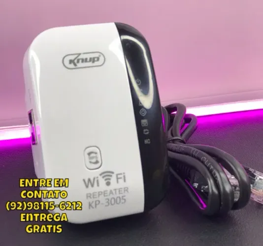 Repetidor de Sinal Wi-Fi - Entrega das 9 até 22hrs