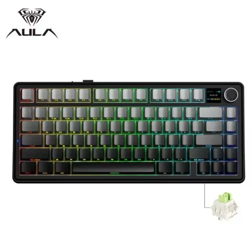 Teclado Mecânico AULA F75 KeyCap Side NOVO NA CAIXA
