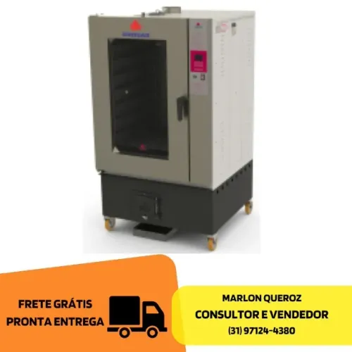 Forno Turbo a Lenha 10 Esteiras Progas Novo