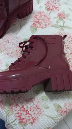 Bota Coturno Vinho