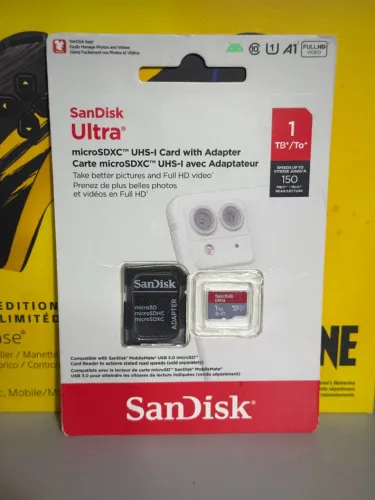 CARTÃO MICROSDXC 1TB sandisk Ultra
