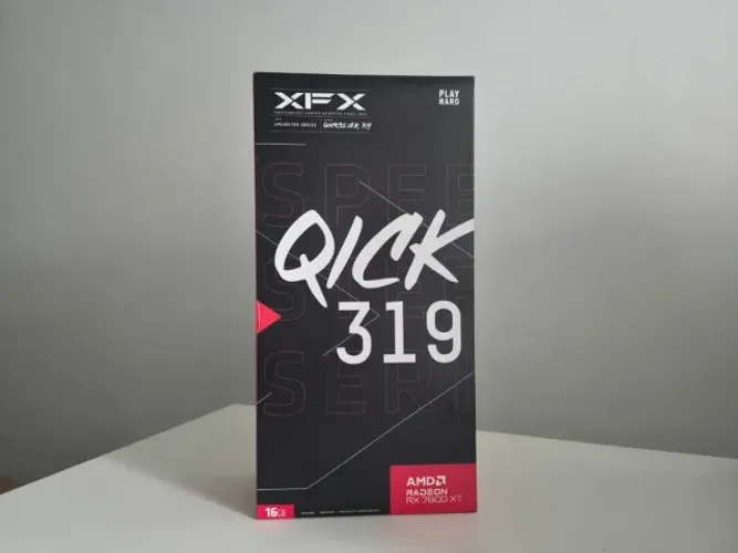 RX 7800 XT - 16GB - XFX - Zerada - Estado de Nova - Na Caixa