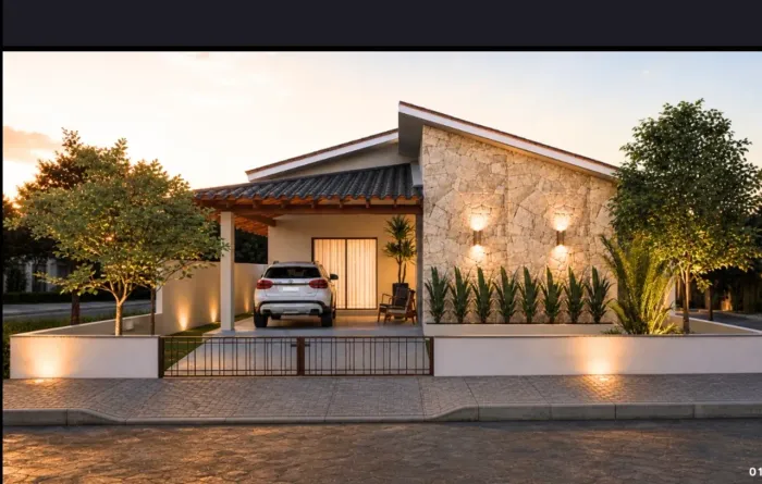 Casa para vender na fazenda real 1- em construção 