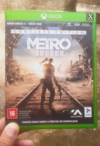 Xbox one/Séries X Metro Exodus Complete Edition praticamente novo funcionando perfeitament