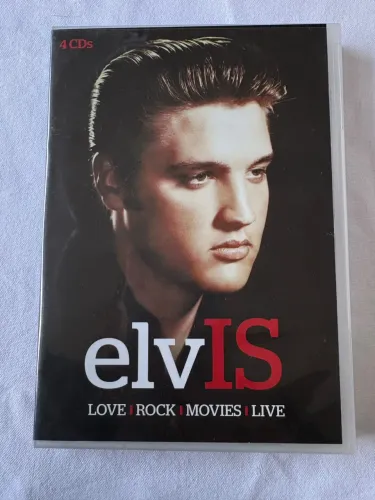 Box Elvis Presley 4 CDs - Love rock movies live
