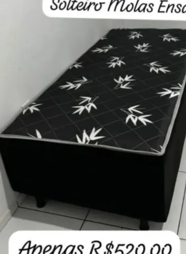 Cama solteiro únicos molas ensacadas contato * 