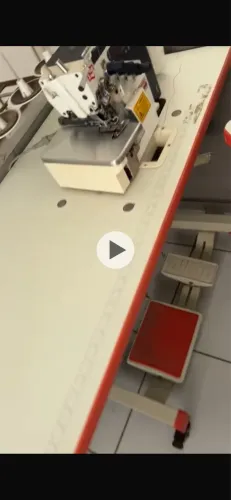 Máquina de costura industrial overloque e interloque 