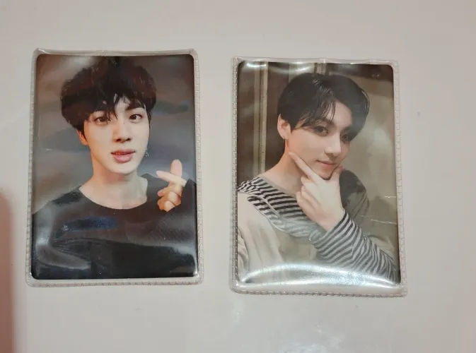 PHOTOCARDS JIN/JUNGKOOK OFC FAKE LOVE
