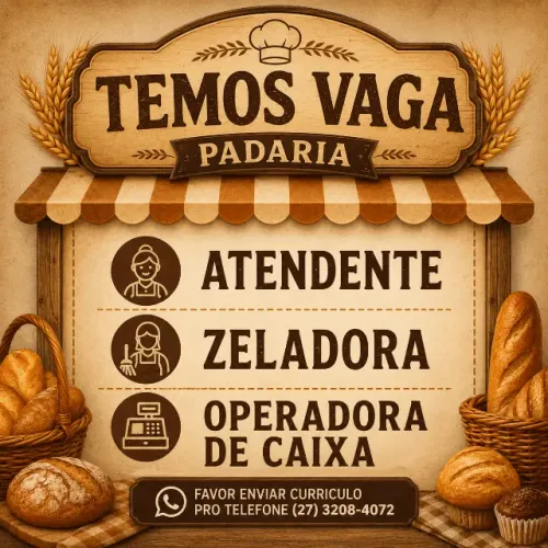 TEMOS VAGAS