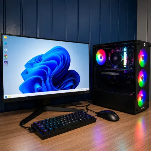 PC GAMER- Ryzen 5 4600G GTX 1050 Ti 32GB SSD NVMe | Completo
