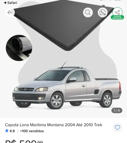 Vende se Capota Marítima de Montana