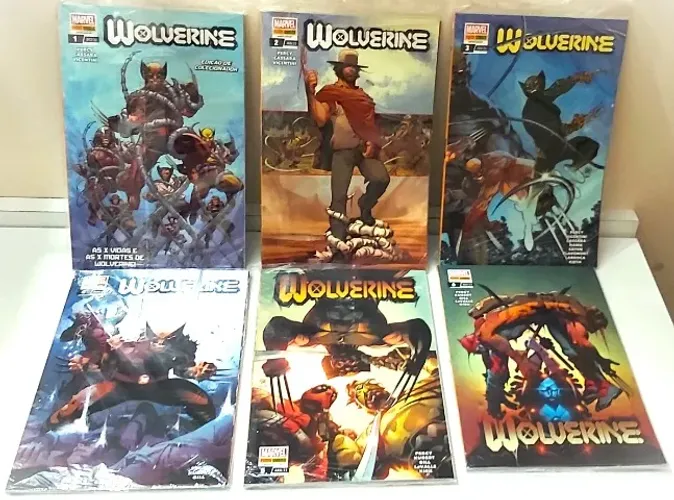 Wolverine, Revistas do Número Um ao Seis. Novas e LACRADAS.