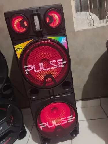 Caixa de som Pulse 1500w zerada na garantia ainda somente venda 