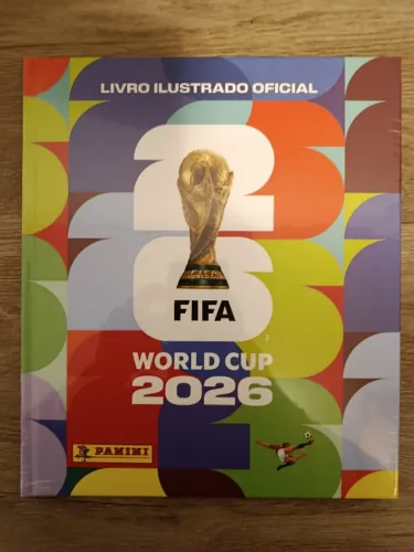 Álbum Copa do Mundo FIFA 2026 Panini Capa Dura Lacrado Novo Completo Figurinhas Soltas Kit