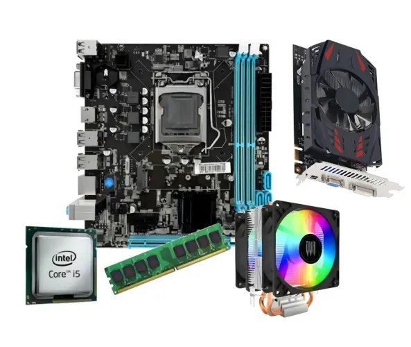 Kit Placa mae + Placa de video