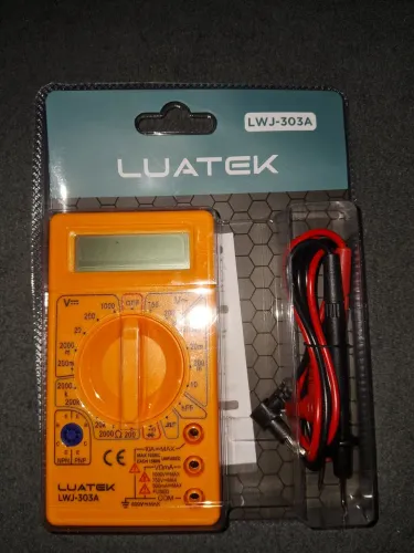 Multimetro Digital Portatil Luatek LWJ-303A Novo