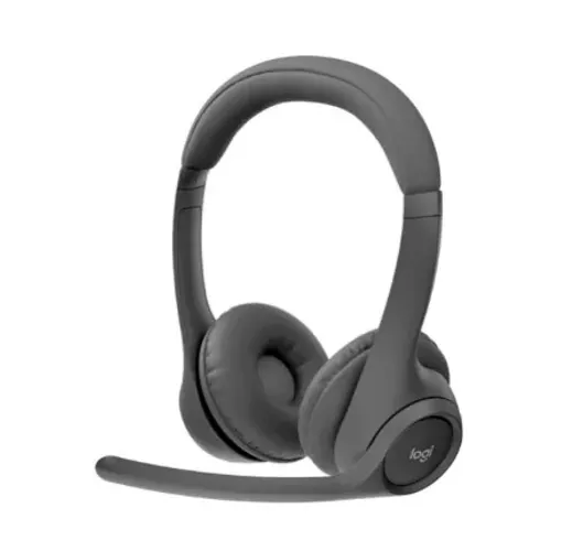 headset Logitech zone 305 midnight s/fio bluetooth grafite