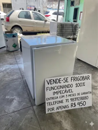 Frigobar funcionando perfeitamente 
