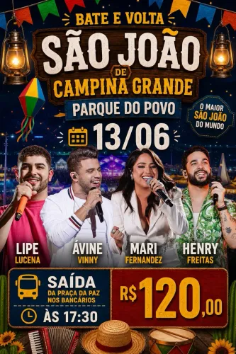 Bate e volta parque do povo