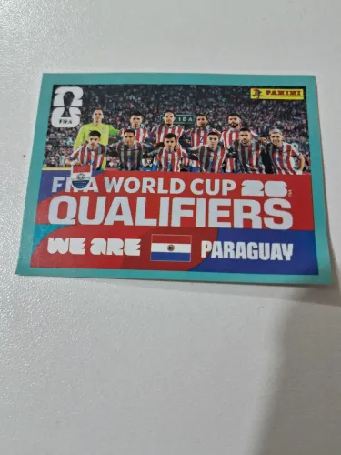 Figurinha da Copa Paraguay