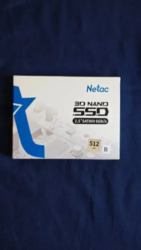 SSD Netac 512GB SATA III 2.5" - Novo e Lacrado
