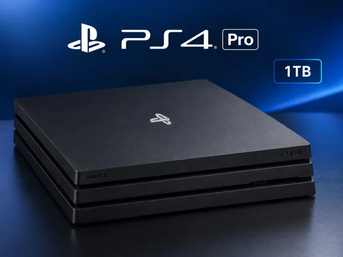 PlayStation 4 (PS4) PRO - 1TB (+2 controles)