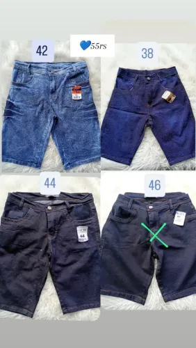 Bermudas 38,42,44 somente 