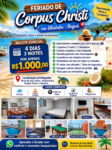 locação temporária Ubatuba - Itaguá 