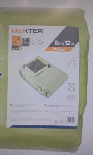 Lona verde multiuso 8x12m com ilhas