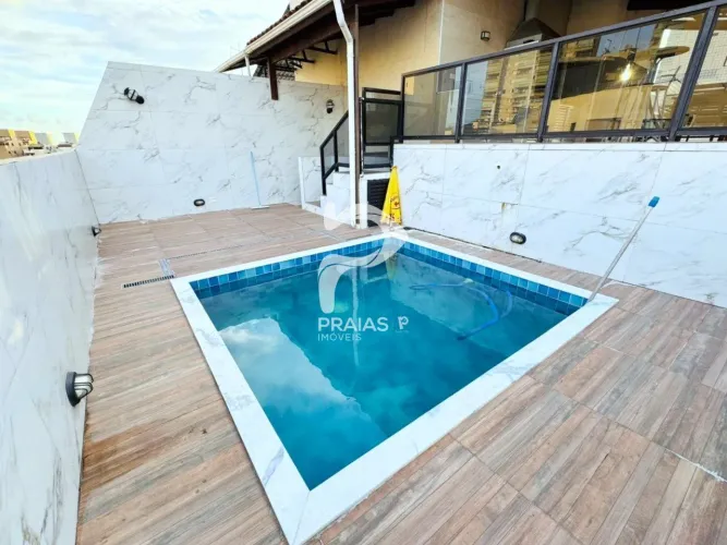 Cobertura Duplex com piscina, 2 dormitórios, Enseada, Guarujá