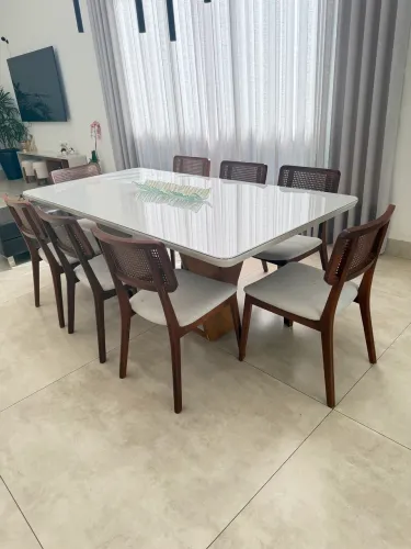 Mesa Laca Base Madeira