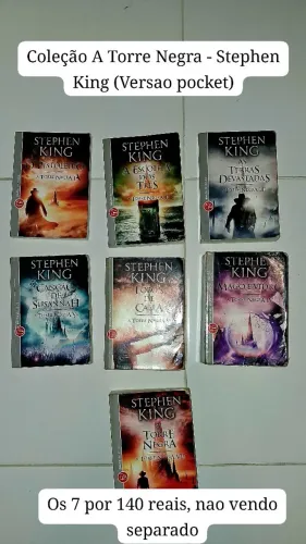 Coleção a Torre Negra - Stephen King - versão pocket