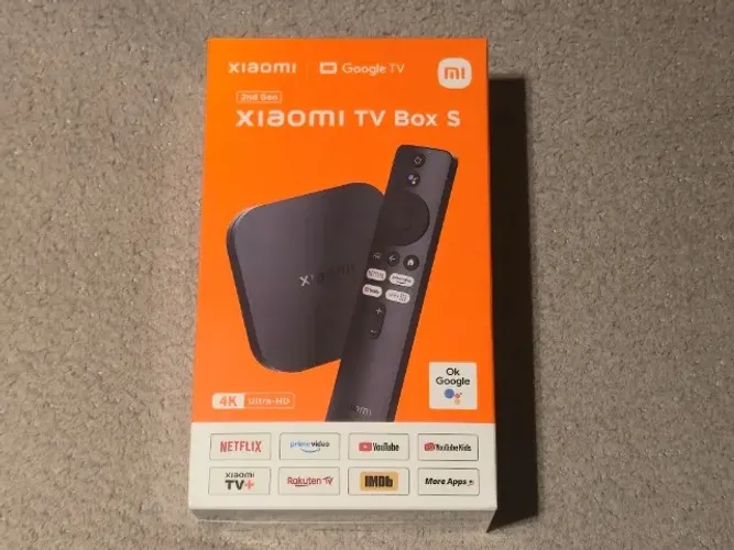 Xiaomi TV Box S 4K, Lacrado, Versão Global, com Controle Remoto