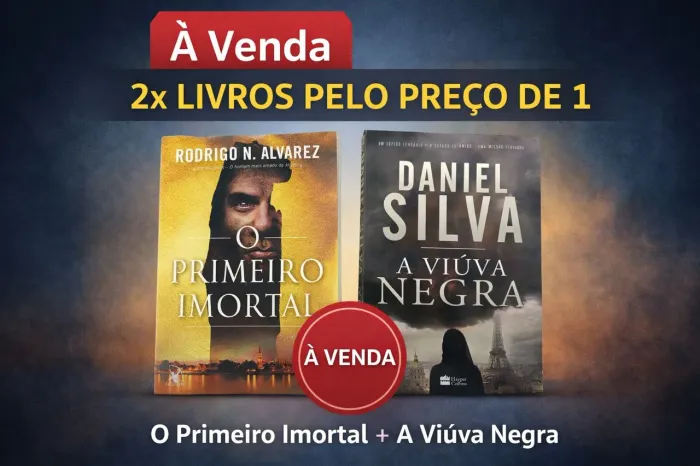 2x Livros O primeiro Imortal, Viúva negra