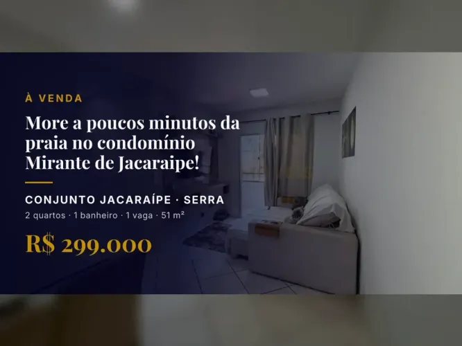 Exclusivo apartamento no Conjunto Jacaraípe: conforto e segurança perto da praia!