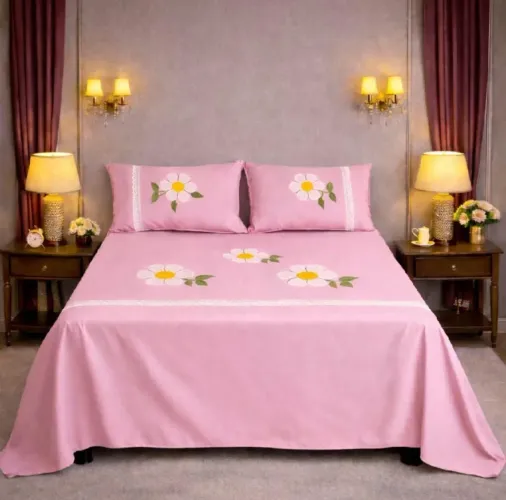 Jogo de Lençol Casal Bordado Premium Oxford - Transforme seu Quarto!