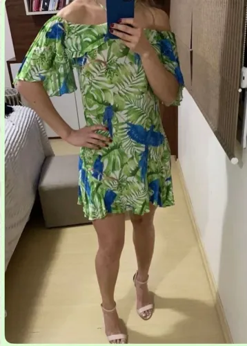 Vestido curto Farm