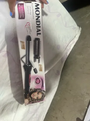 Escova Modeladora e Modelador de Cachos Mondial Infinity Chrome 2 em 1 - Bivolt