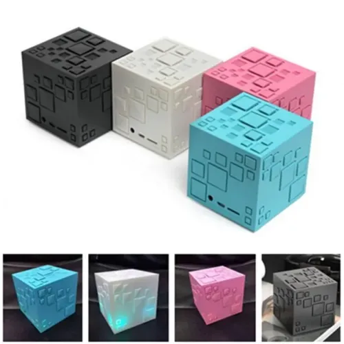 Caixa Mini De Som Bluetooth Cubo Magico Q+ Led  colorida ,ambiente e qualidade de som