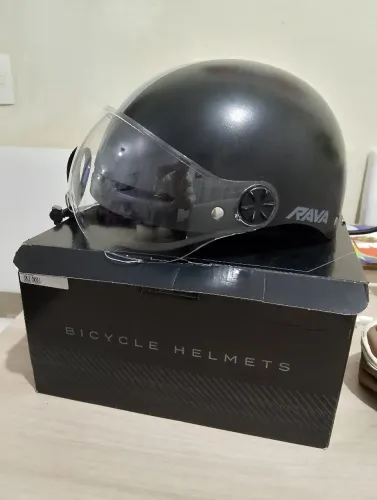 Capacete Coquinho E-bike Rava Sooter Biicleta Moto Eletrica